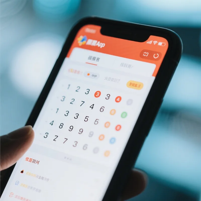 手机App显示彩票开奖结果，便捷高效